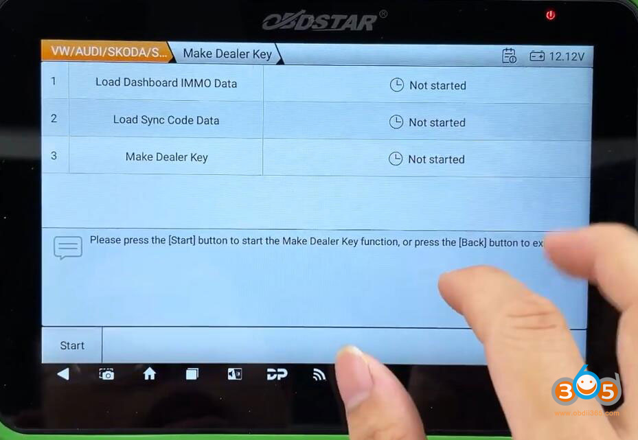 Obdstar G3 2018 Vw Tiguan Akl 40