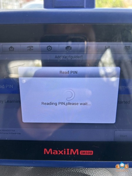 Autel IM508 Failed to Read Opel Corsa D 2010 PIN Code Solution