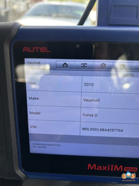 Autel IM508 Failed to Read Opel Corsa D 2010 PIN Code Solution