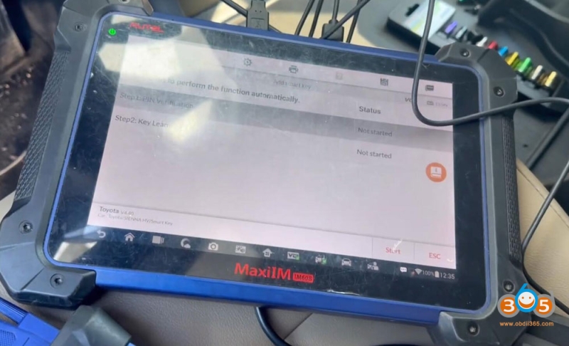 Autel IM608 Program 2021-2024 Toyota Sienna All Keys Lost Bypass PIN Code