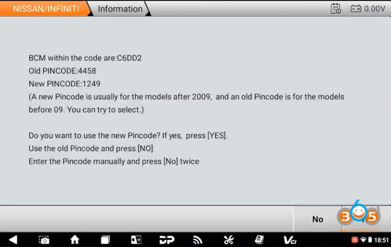 How to Add 2021 Nissan Navara Proximity with OBDSTAR G3?