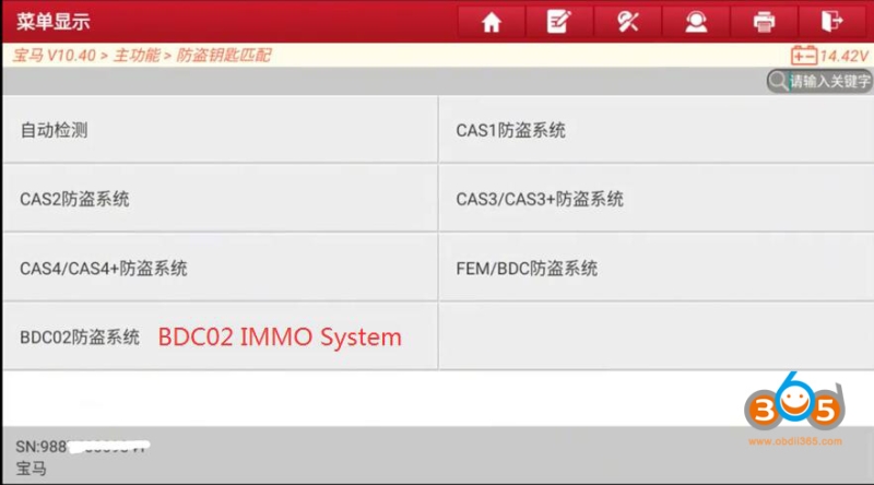 Program BMW G Series BDC2 Key with Launch X431 IMMO Plus