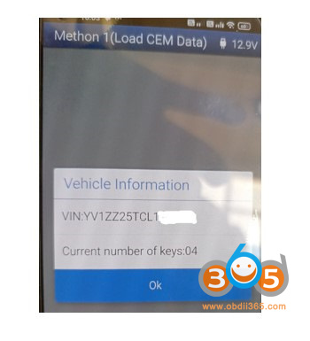 Program Volvo SPA CEM Key with Yanhua Mini ACDP2