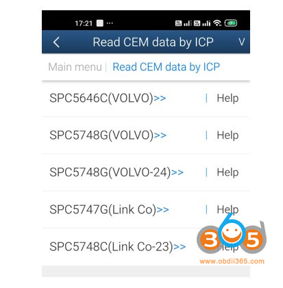Program Volvo SPA CEM Key with Yanhua Mini ACDP2