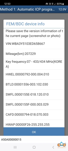 Yanhua Mini ACDP Program BMW F34 2014 FEM All Keys Lost