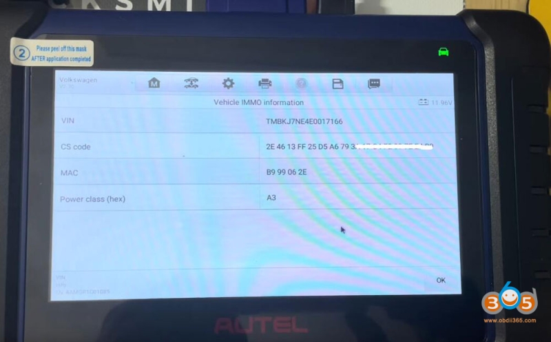 Autel IM508 Read VAG EDC17C64 ECU and Decode CS Code with Gbox3