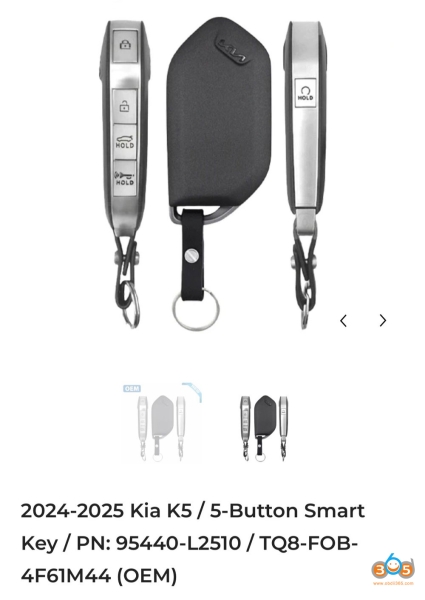 Autel IM608 Program Kia K5 2025 Smart Key Successfully