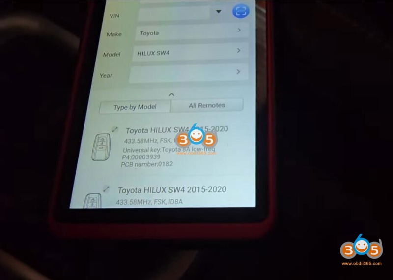 Autel KM100 Program 2023 Toyota Hilux All Smart Key Lost
