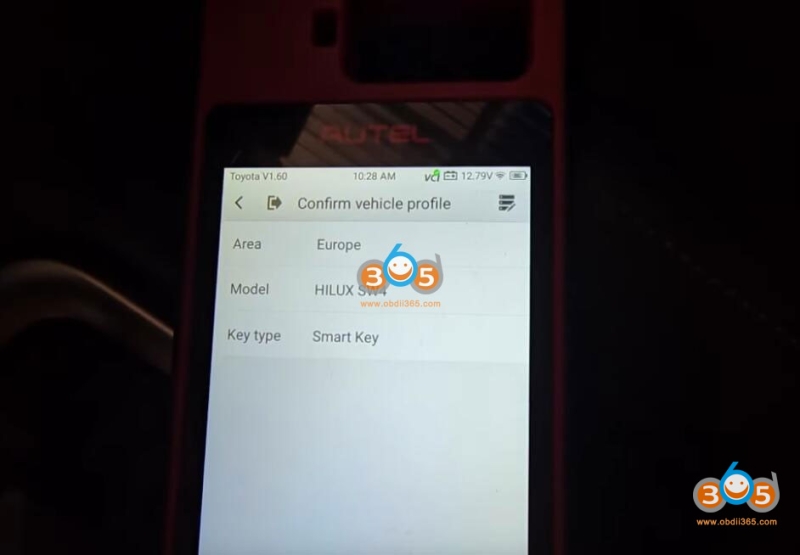 Autel KM100 Program 2023 Toyota Hilux All Smart Key Lost