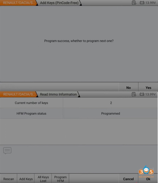 How to Add 2020 Renault Captur Smart Key with OBDSTAR G3?