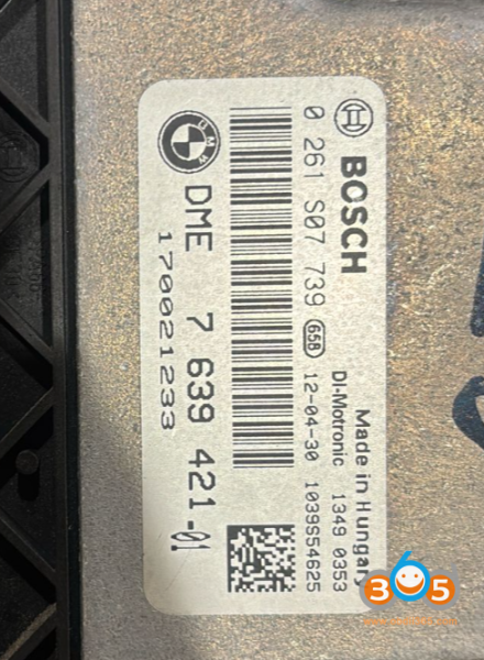 How to Read BMW MEVD17.2.7 DME ISN with Yanhua ACDP2?