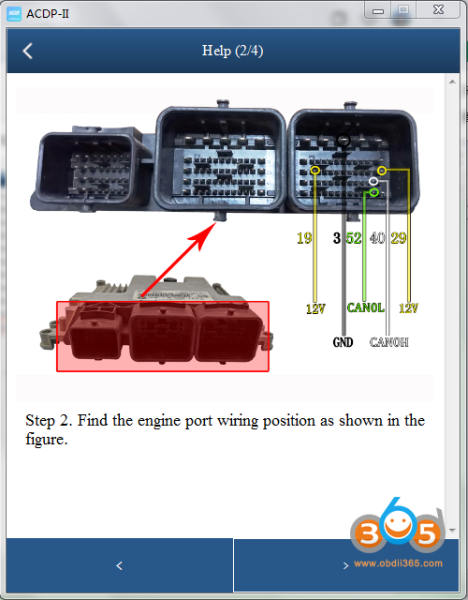 How to Read BMW MEVD17.2.7 DME ISN with Yanhua ACDP2?