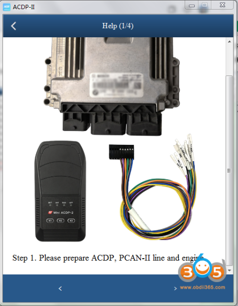 How to Read BMW MEVD17.2.7 DME ISN with Yanhua ACDP2?