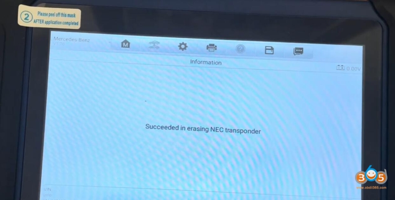 How to Unlock Mercedes NEC Key V57 with Autel IM508 & APB115?