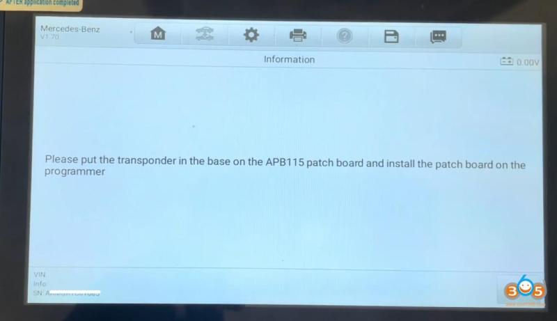 How to Unlock Mercedes NEC Key V57 with Autel IM508 & APB115?