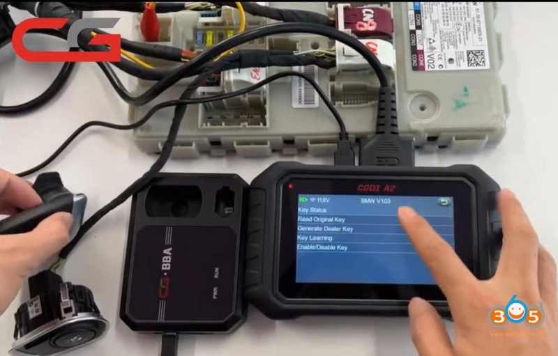 How to Use CGDI A2 to Program BMW G Series BDC2 Key?