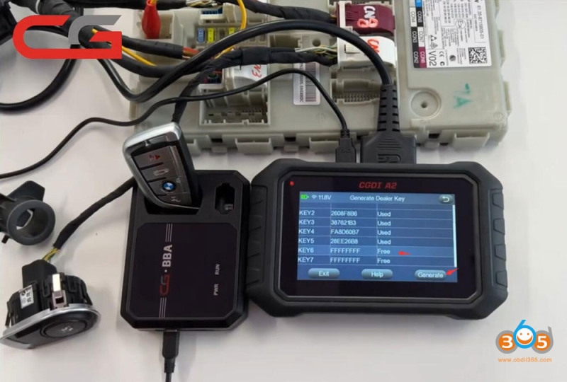 How to Use CGDI A2 to Program BMW G Series BDC2 Key?