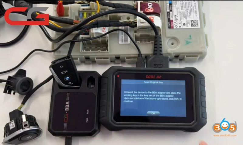 How to Use CGDI A2 to Program BMW G Series BDC2 Key?