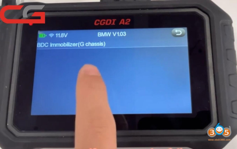 How to Use CGDI A2 to Program BMW G Series BDC2 Key?