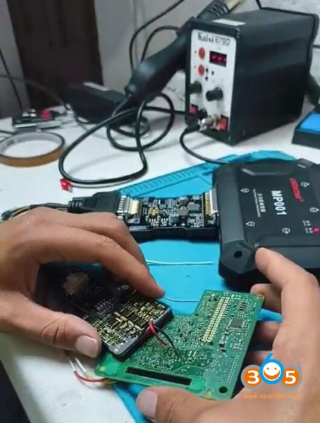 OBDSTAR G3 Read Nissan B18/T33 PIN Code via RH850 Adapter