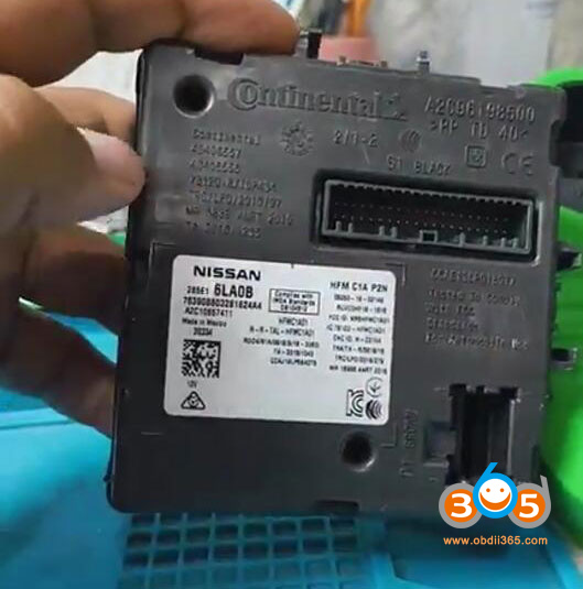 OBDSTAR G3 Read Nissan B18/T33 PIN Code via RH850 Adapter
