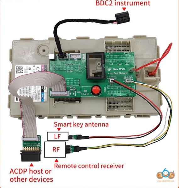 Steps to Program BMW BDC2 All Keys Lost with Yanhua ACDP