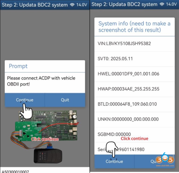 Yanhua ACDP BMW BDC2 Module Abnormal Repair Guide