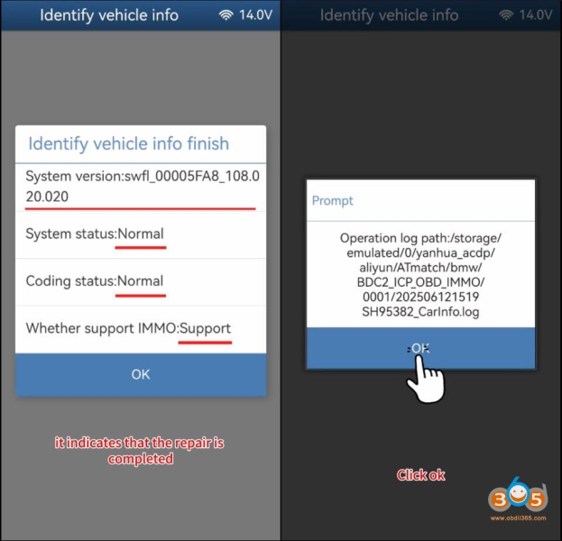 Yanhua ACDP BMW BDC2 Module Abnormal Repair Guide