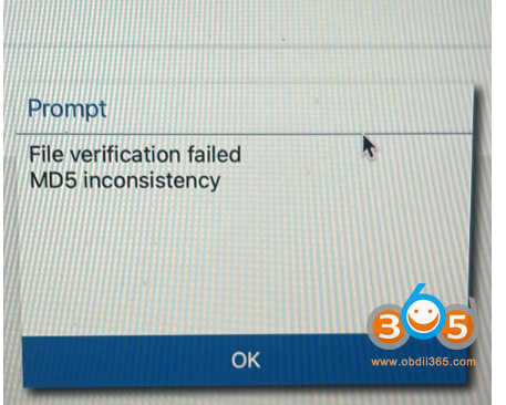 Yanhua Acdp Md5 Inconsistency