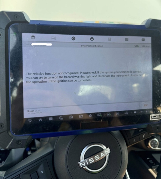 Autel IM608 Failed to Program 2025 Nissan Kicks Smart Key?