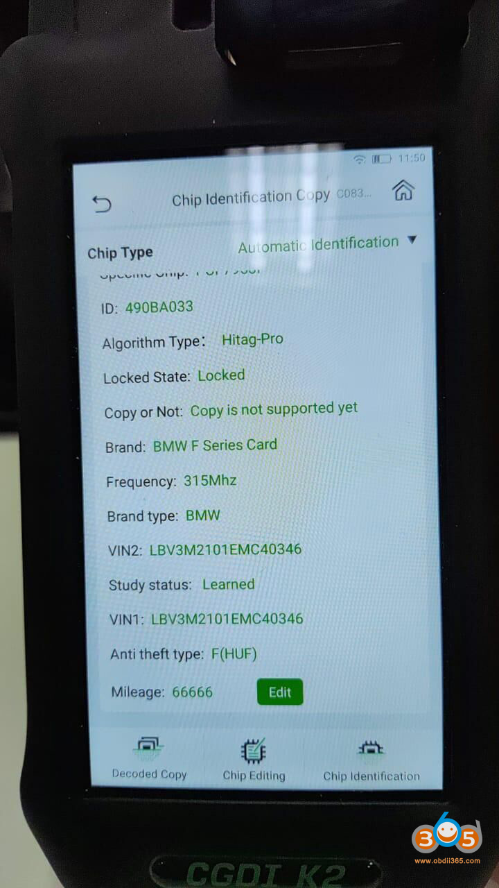 Cgdi K2 Bmw Mileage 3