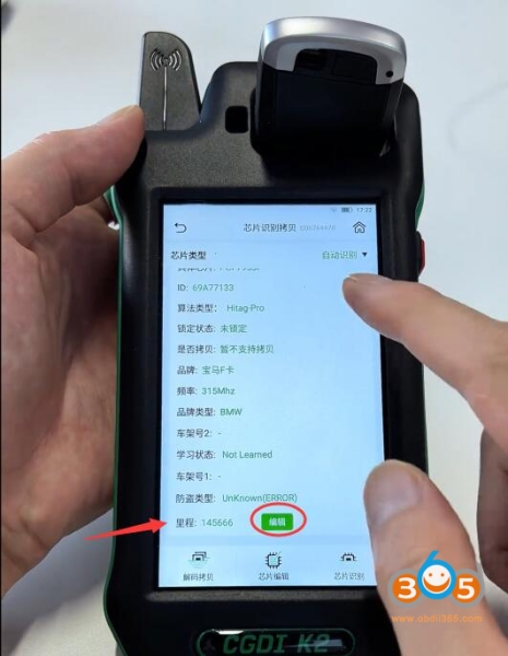 How to Read and Sync BMW F Series Mileage with CGDI K2?