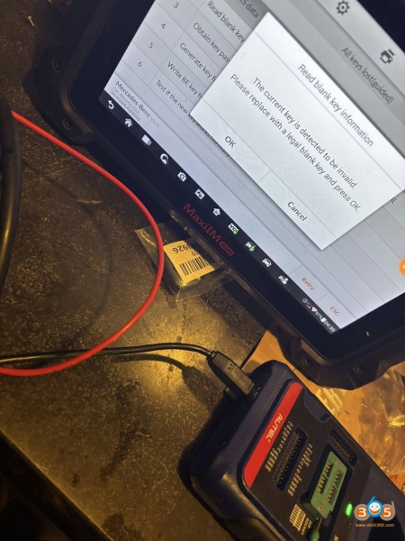 How to Solve Autel IM608 Benz VVDI BE Key Invalid Problem?