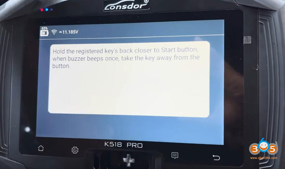 Lonsdor K518 Pro 2023 Lexus LX600 Smart Key 12