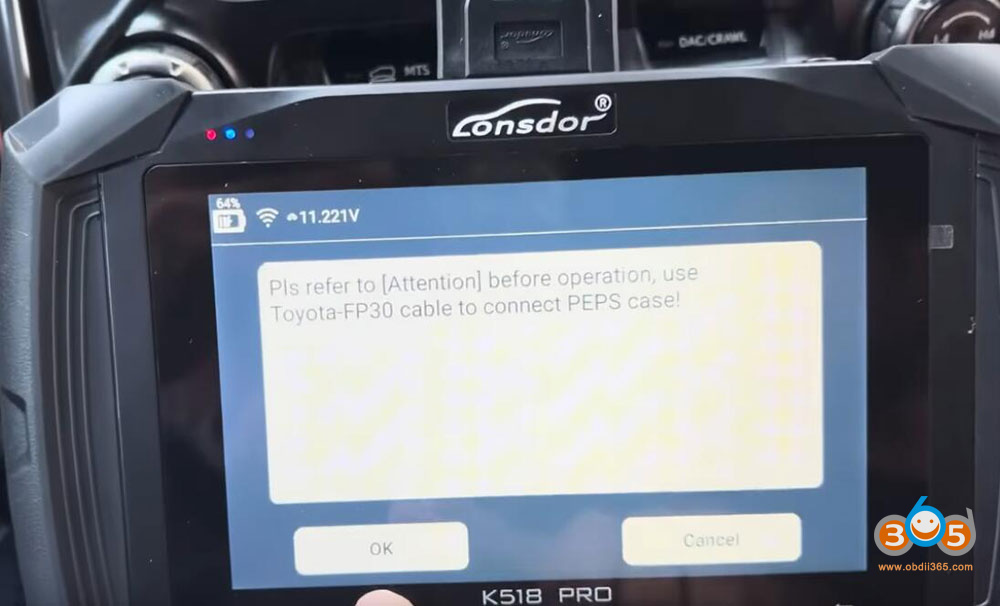 Lonsdor K518 Pro 2023 Lexus LX600 Smart Key 3