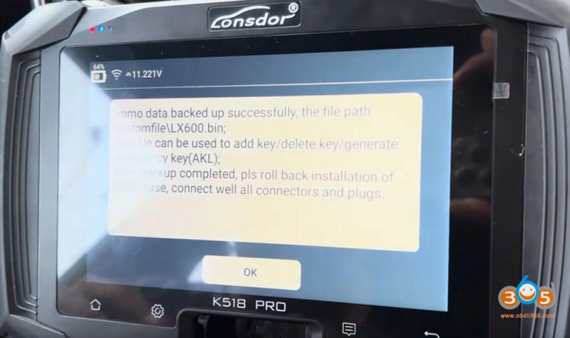Lonsdor K518 Pro Adds 2023 Lexus LX600 Smart Key with 30 PIN Cable