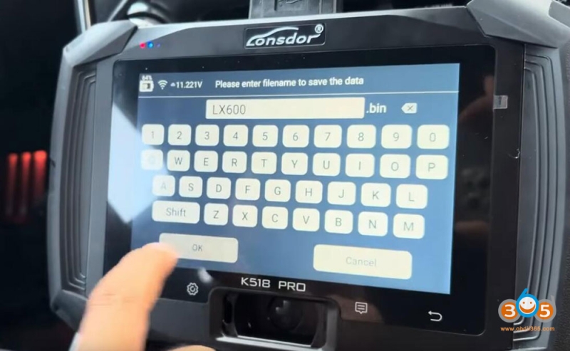 Lonsdor K518 Pro Adds 2023 Lexus LX600 Smart Key with 30 PIN Cable