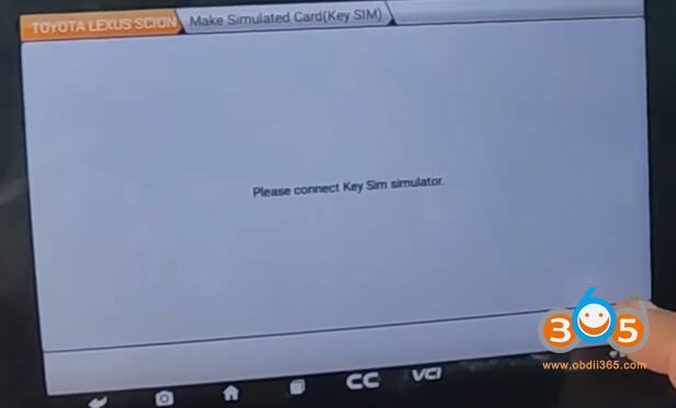 OBDSTAR Program 2024 Toyota Tacoma All Smart Keys Lost via 30 PIN Cable