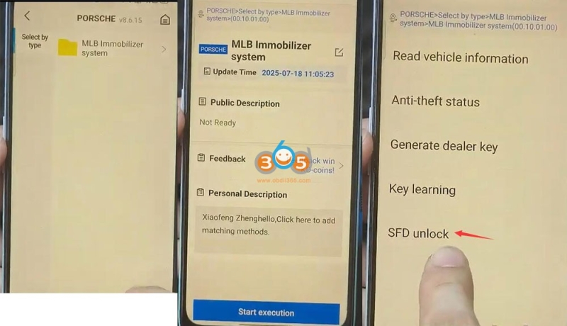 How to Add 2024 Porsche MLB Key by Keydiy KD-X4 and KD-MP?