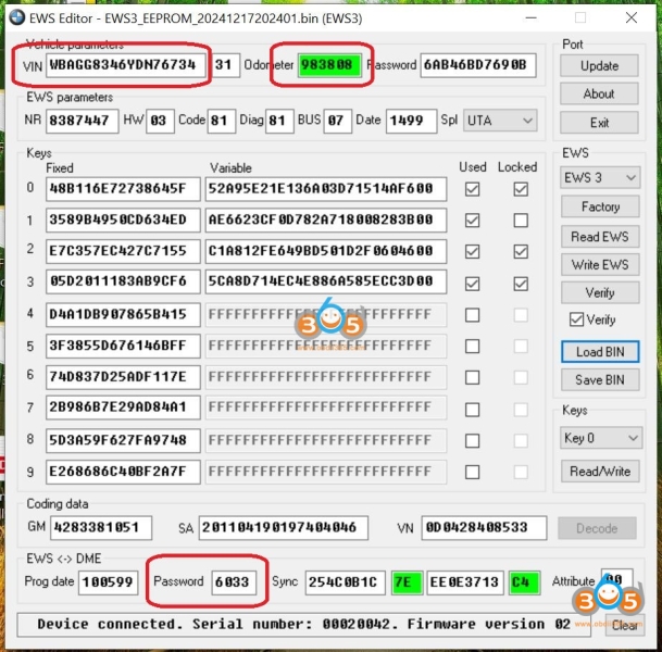 How to Program Rolls Royce Silver Seraph EWS3 All Keys Lost?