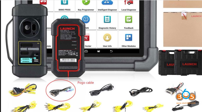 How to Use Launch X431 IMMO Plus with Pogo Cable?