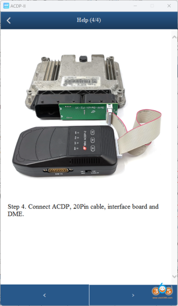 Yanhua ACDP BMW EDC17CP45 ISN Wiring Diagram