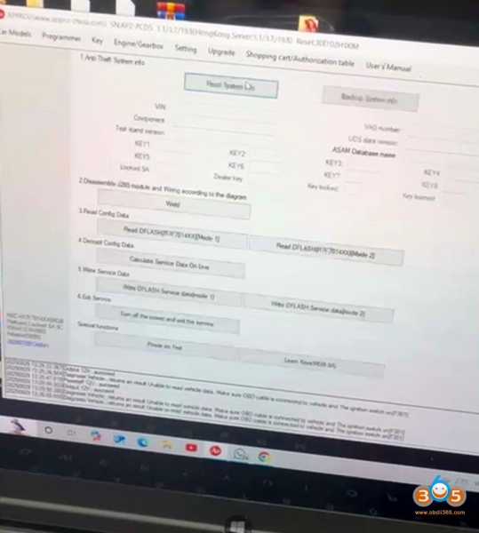 How to Test VAG MQB Cluster Communication Status with APPRO2?