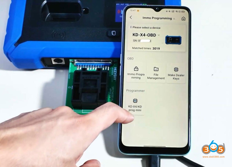 How to Use Keydiy JLR RFA SPC560 Chip Programming Socket?