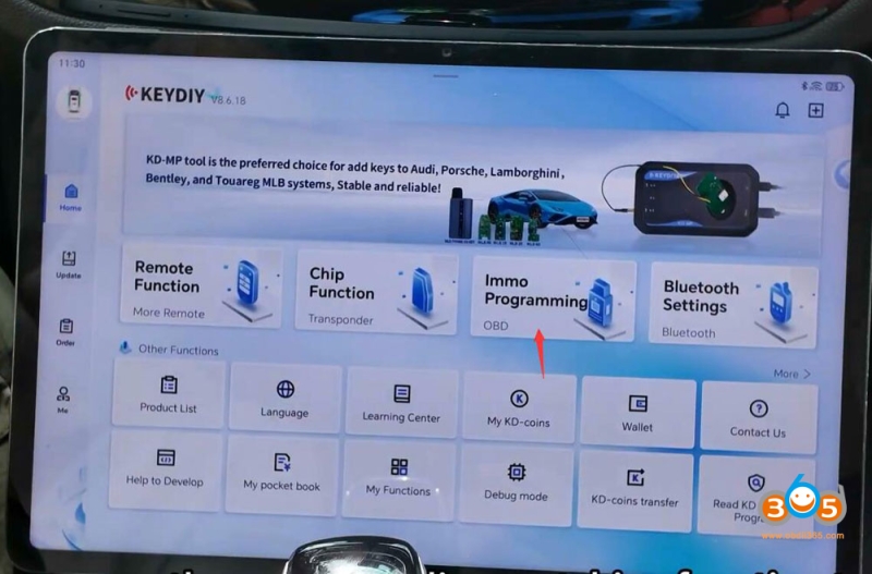 How to Use Keydiy KD-X4 to Add BMW G Series BDC3 Key?