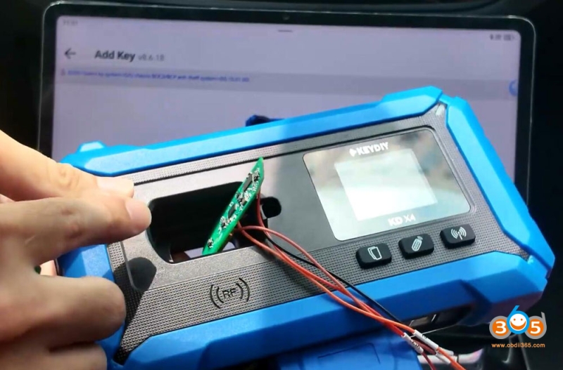How to Use Keydiy KD-X4 to Add BMW G Series BDC3 Key?
