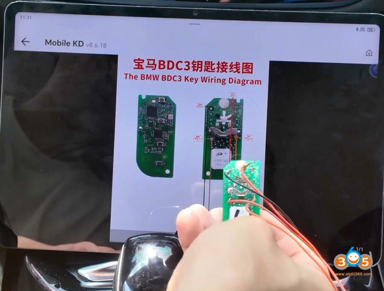 How to Use Keydiy KD-X4 to Add BMW G Series BDC3 Key?