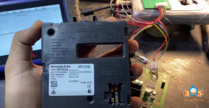Autel IM508 Program Nissan Juke F16 HFM All Keys Lost with APB131