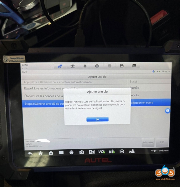 Autel IM608 Adds BMW iX3 2023 BDC3 Key