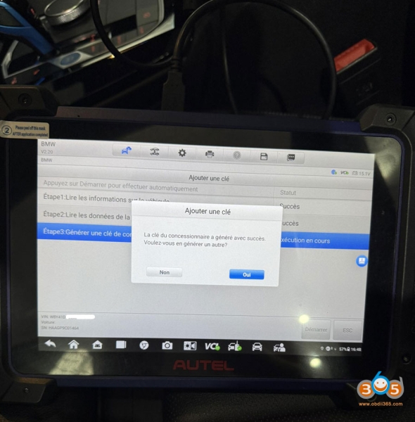 Autel IM608 Adds BMW iX3 2023 BDC3 Key